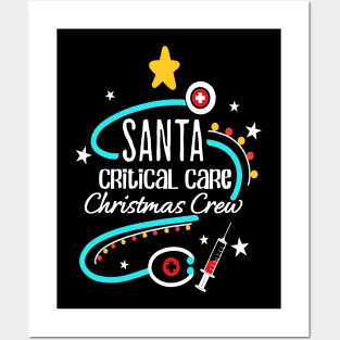 Santa-Critical-Care-Christmas-Crew Posters and Art